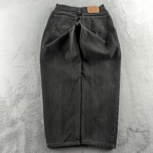 Vintage Levis 550 Jeans 8 (Fits 26x27) Black Faded Relaxed Skater Grunge 90 Y2K